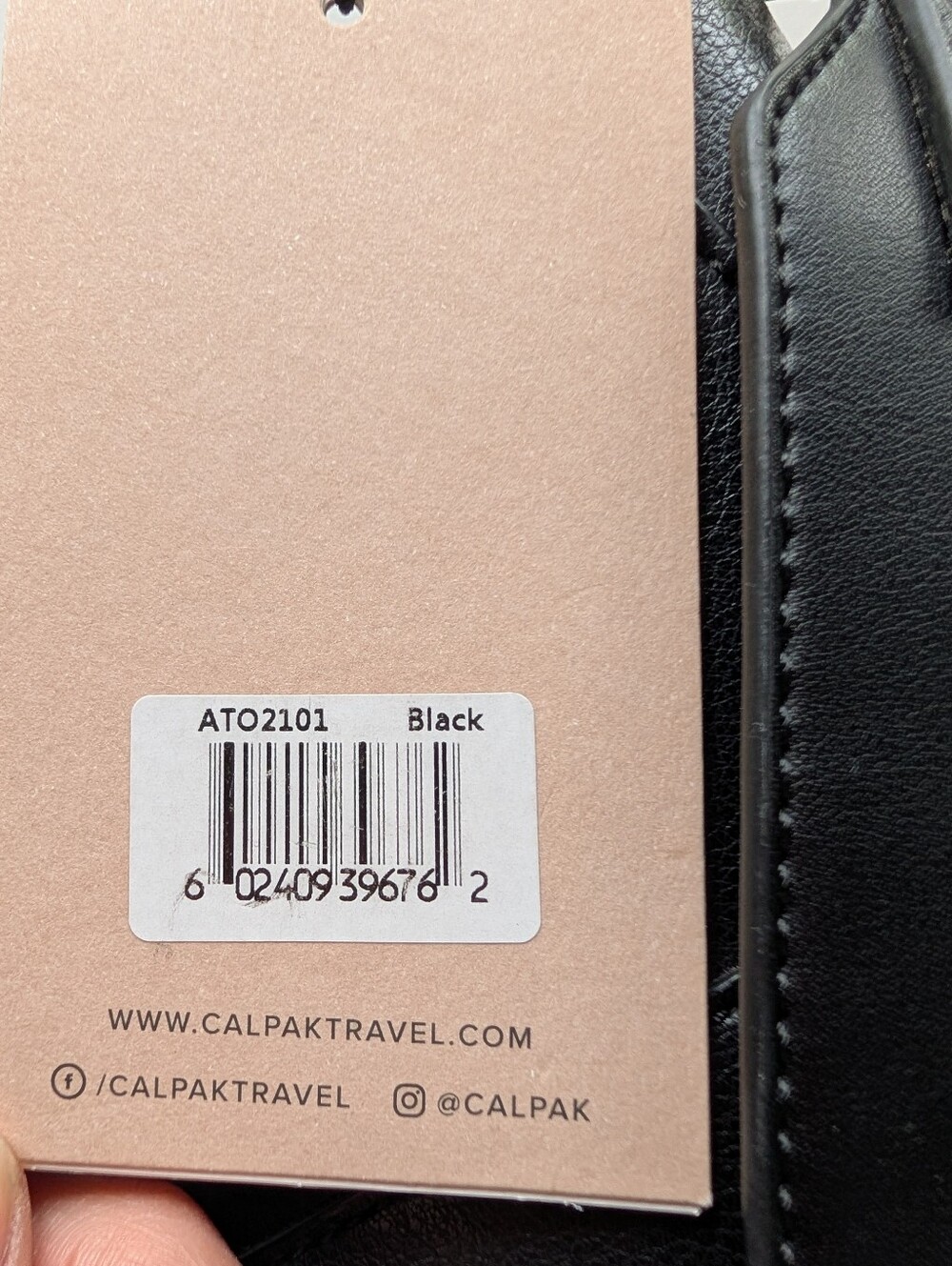 CALPAK Laptop Tote Black 16" Like New - Picture 6 of 7